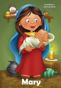 Cover image for Mary Coloring Book: A story coloring book