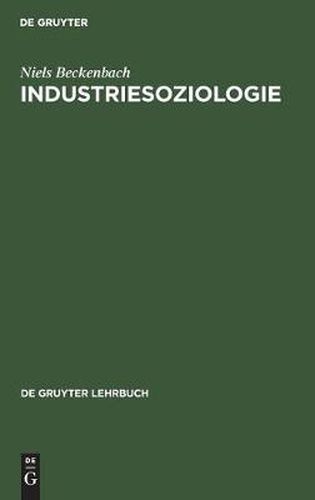 Cover image for Industriesoziologie