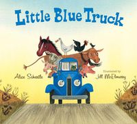 Cover image for Little Blue Truck Lap Board Book