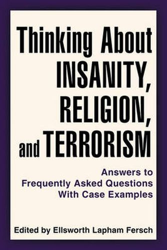 Cover image for Thinking about Insanity, Religion, and Terrorism