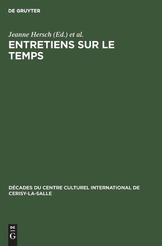 Cover image for Entretiens Sur Le Temps