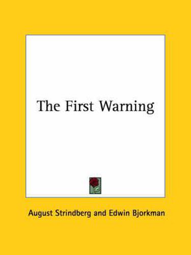 Cover image for The First Warning