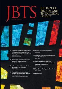 Cover image for Journal of Biblical and Theological Studies, Issue 3.2