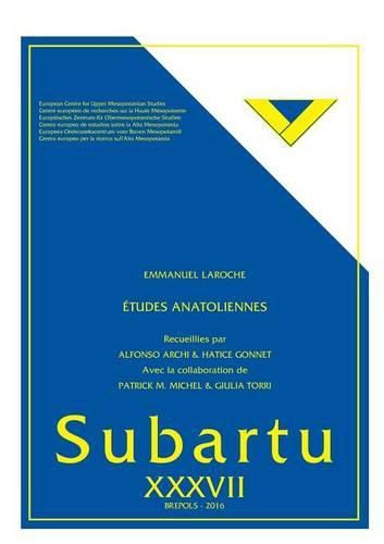 Cover image for Etudes Anatoliennes