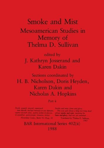 Cover image for Smoke and Mist, Part ii