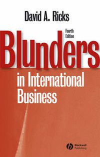 Cover image for Blunders in International Business