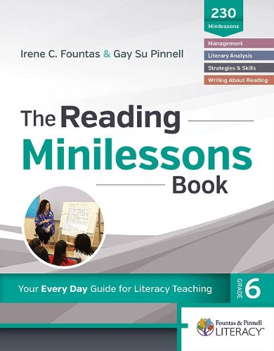 Cover image for Fountas & Pinnell Classroom Reading Minilessons Book, Grade 6