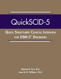 Cover image for Quick Structured Clinical Interview for DSM-5 (R) Disorders (QuickSCID-5)