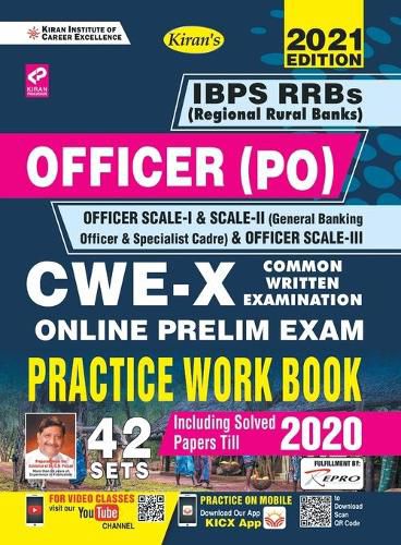 Cover image for IBPS RRBs Officer (PO) Officer Scale-I, II & III CWE-X Prelim PWB-E-2021