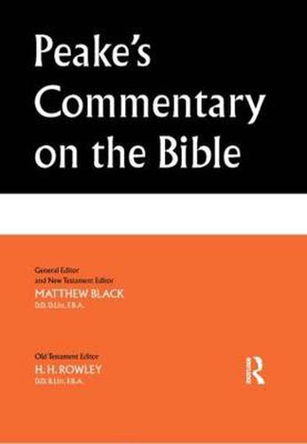 Cover image for Peake's Commentary on the Bible