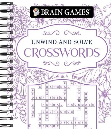 Cover image for Brain Games - Unwind and Solve: Crosswords