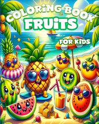 Cover image for Fruits Coloring Book for Kids