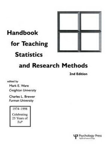 Cover image for Handbook for Teaching Statistics and Research Methods