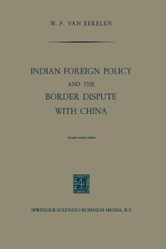 Cover image for Indian Foreign Policy and the Border Dispute with China