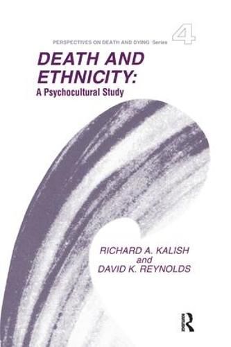 Cover image for Death and Ethnicity: A Psychocultural Study