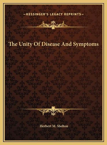 The Unity of Disease and Symptoms