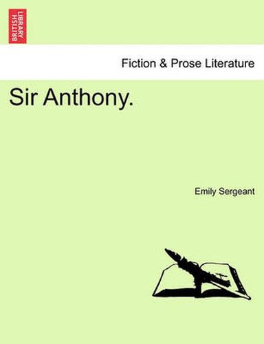 Cover image for Sir Anthony.