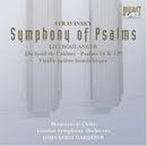 Cover image for Stravinsky Symphony Of Psalms Boulanger