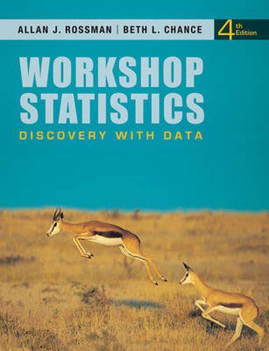 Cover image for Workshop Statistics: Discovery with Data