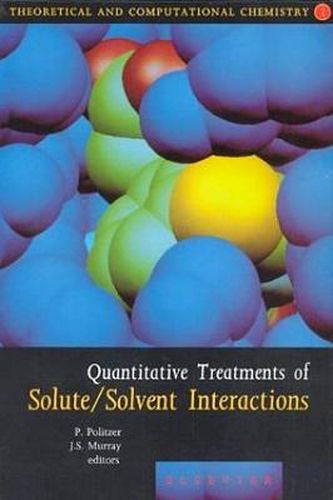 Cover image for Quantitative Treatments of Solute/Solvent Interactions