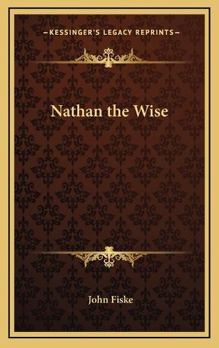 Cover image for Nathan the Wise