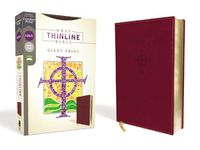 Cover image for NRSV, Thinline Bible, Giant Print, Leathersoft, Burgundy, Comfort Print
