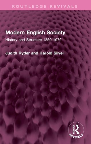 Cover image for Modern English Society