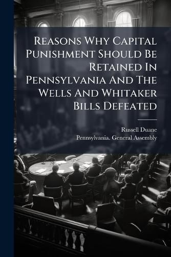 Cover image for Reasons Why Capital Punishment Should Be Retained In Pennsylvania And The Wells And Whitaker Bills Defeated