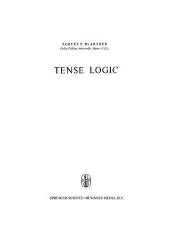 Cover image for Tense Logic