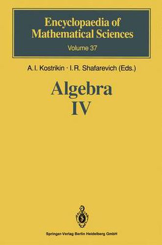 Cover image for Algebra IV: Infinite Groups. Linear Groups