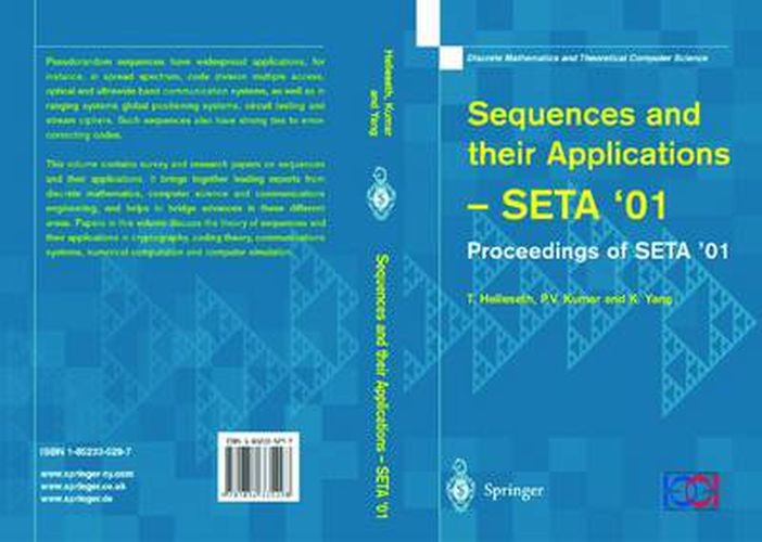 Sequences and their Applications: Proceedings of SETA '01