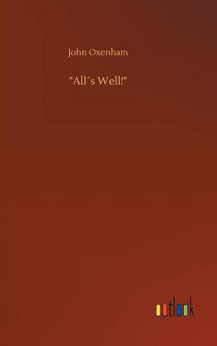 Cover image for Alls Well!