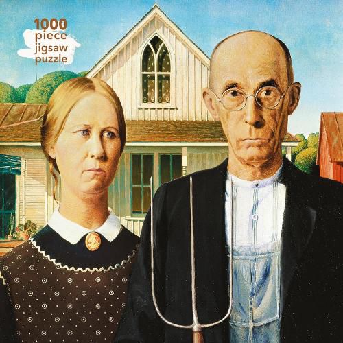 Cover image for Jigsaw Grant Wood American Gothic