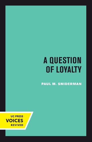 Cover image for A Question of Loyalty