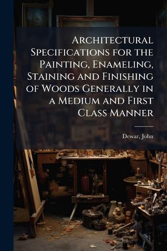 Cover image for Architectural Specifications for the Painting, Enameling, Staining and Finishing of Woods Generally in a Medium and First Class Manner