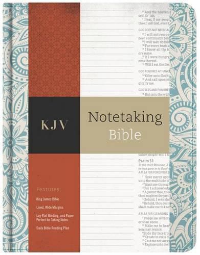 Cover image for KJV Notetaking Bible, Blue Floral