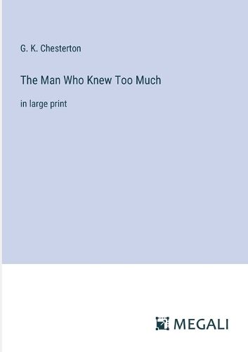 Cover image for The Man Who Knew Too Much