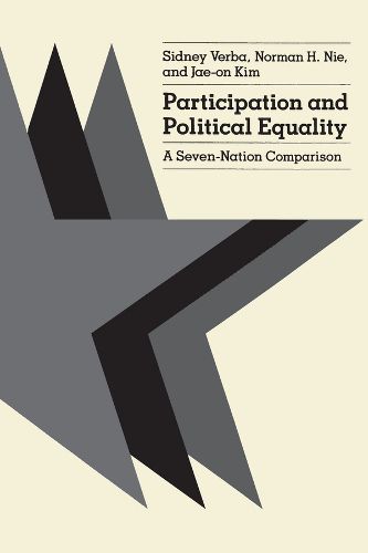 Cover image for Participation and Political Equality: A Seven Nation Comparison