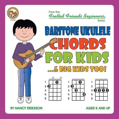 Cover image for Baritone Ukulele Chords For Kids...& Big Kids Too!