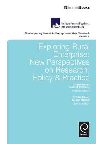 Cover image for Exploring Rural Enterprise: New Perspectives on Research, Policy & Practice
