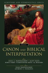 Cover image for Canon and Biblical Interpretation