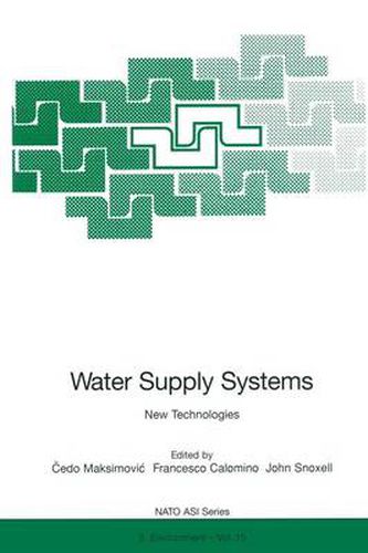 Cover image for Water Supply Systems: New Technologies