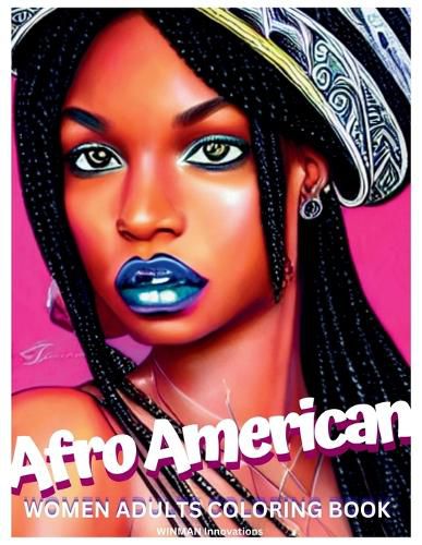 Cover image for Afro American Women Adults Coloring Book