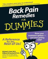 Cover image for Back Pain Remedies For Dummies