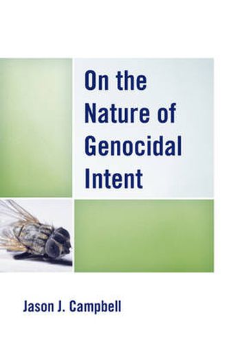 Cover image for On the Nature of Genocidal Intent