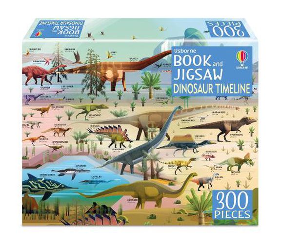 Usborne Book and Jigsaw Dinosaur Timeline