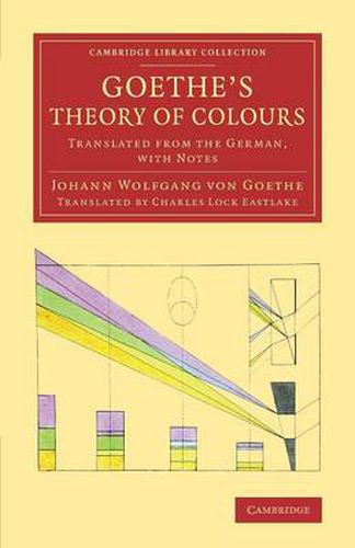 Cover image for Goethe's Theory of Colours: Translated from the German, with Notes