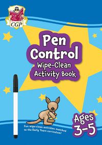 Cover image for New Pen Control Wipe-Clean Activity Book for Ages 3-5 (with pen)