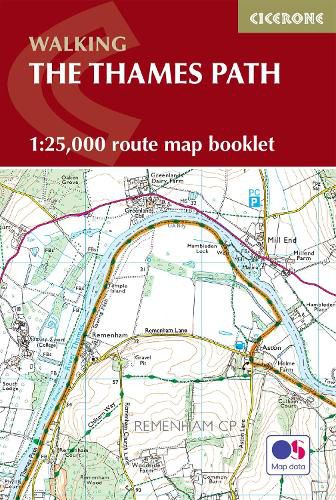 The Thames Path Map Booklet: 1:25,000 OS Route Map Booklet