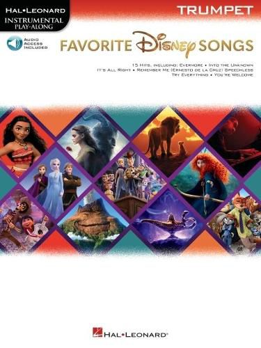 Cover image for Favorite Disney Songs: Instrumental Play-Along for Trumpet